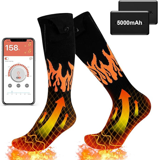 Electric Heated socks Washable with rechargeable battery Waterproof