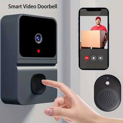 HD Video Doorbell Camera with WiFi Wireless, Night Vision & Two-Way Intercom