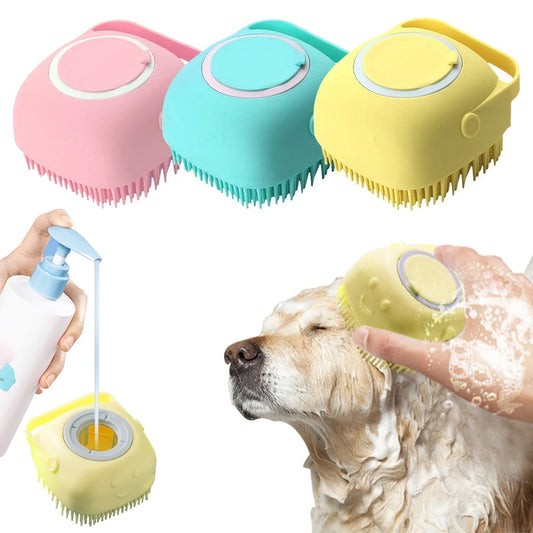 Silicon Massage Dog Brush