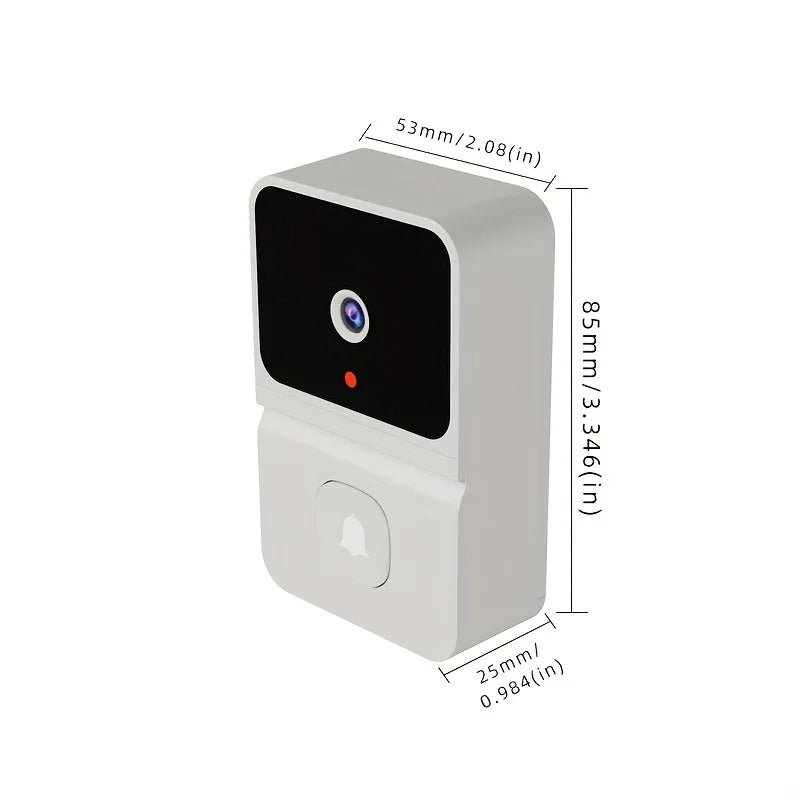 HD Video Doorbell Camera with WiFi Wireless, Night Vision & Two-Way Intercom